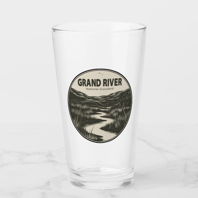 Grand River National Grassland Stream Glas (Vorderseite)