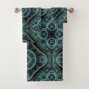 Grand Royal Julian Fraktal Mandala Pattern Badhandtuch Set