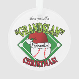 Grand Slam ⚾ Baseball Weihnachten Ornament