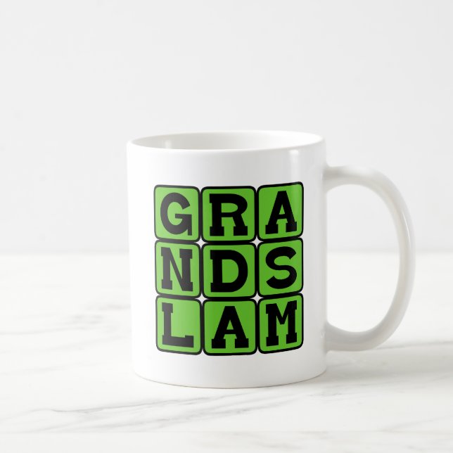 Grand Slam, Baseball Zuhause Run Kaffeetasse (Rechts)