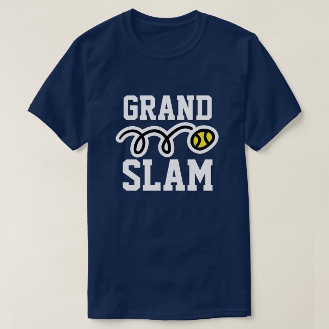 Grand Slam Tennis T - Shirt für Spieler und Fans (Design vorne)