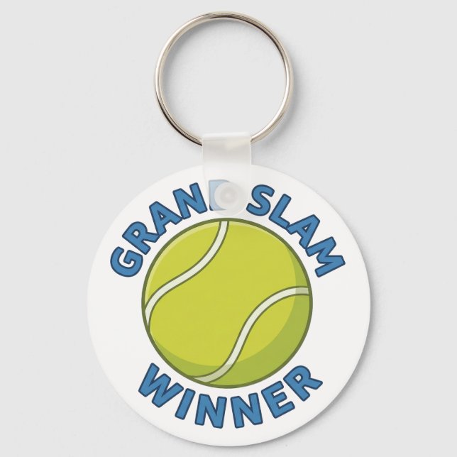 Grand Slam Winner Tennis Ball Sports Champion Schlüsselanhänger (Vorderseite)
