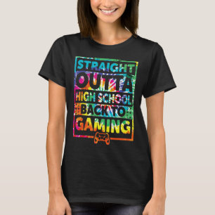 Grand Straight Outta High School Gaming Video Game T-Shirt