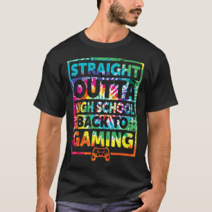 Grand Straight Outta High School Gaming Video Game T-Shirt