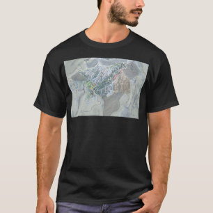 Grand Targhee Resort - Karte T-Shirt