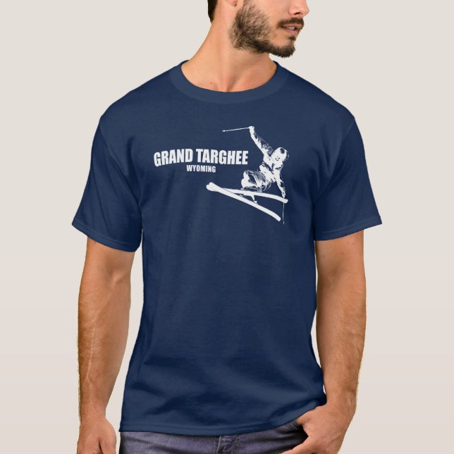 Grand Targhee Resort Wyoming Skier T-Shirt (Vorderseite)
