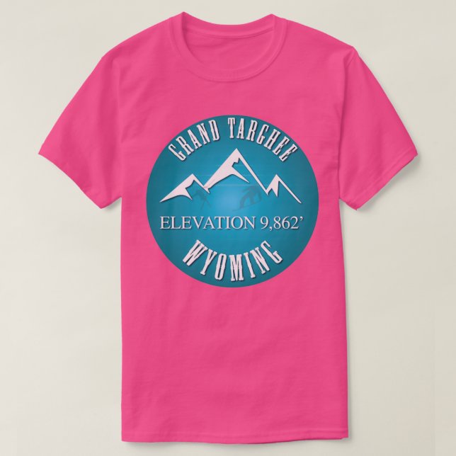 Grand Targhee Wyoming Ski Snowboard Ski Jackson T-Shirt (Design vorne)