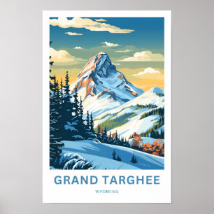 Grand Targhee Wyoming Travel Print Poster