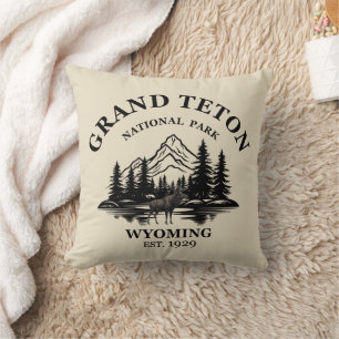 Grand Teton Berge Nationalpark Wyoming Kissen