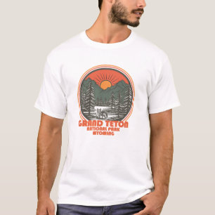 Grand Teton Berge Nationalpark Wyoming T-Shirt