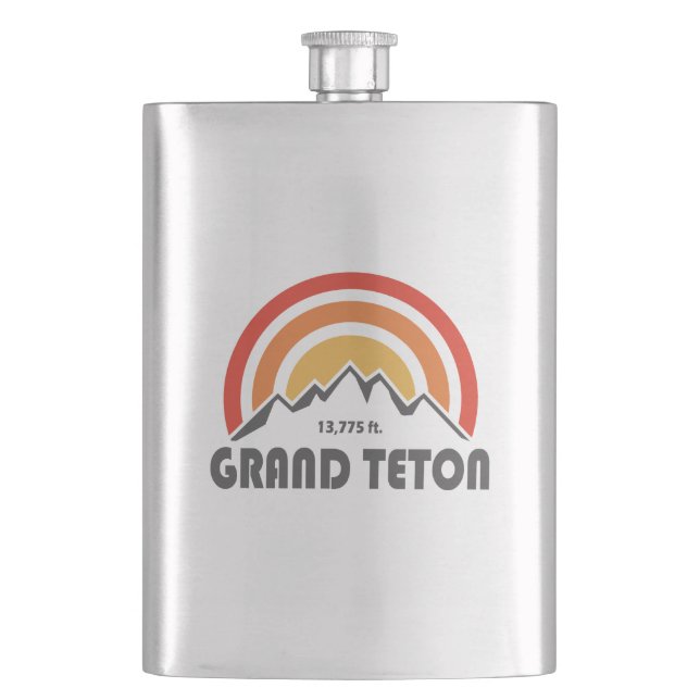 Grand Teton Flachmann (Vorderseite)