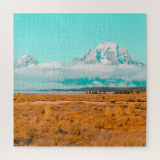 Grand Teton im Herbstpuzzle Puzzle