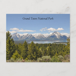 Grand Teton Landschaftlich View Postkarte