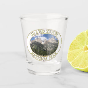 Grand Teton Mountains im Grand Teton Nationalpark Schnapsglas