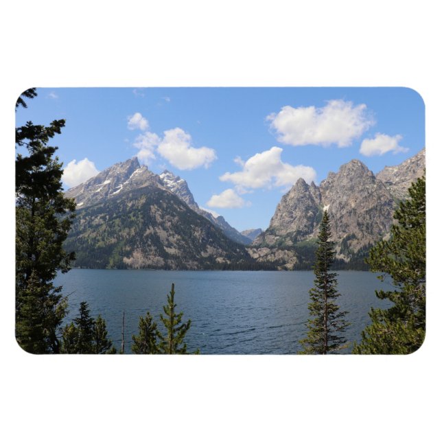 Grand Teton Mountains und Jenny Lake Magnet (Horizontal)