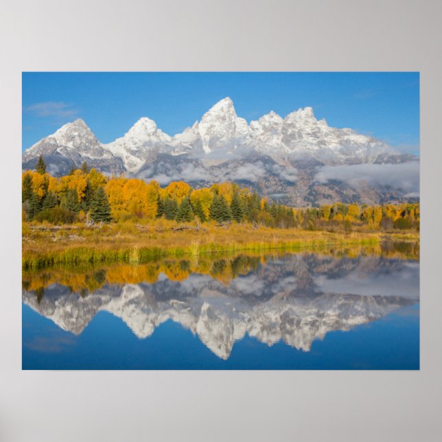 Grand Teton Mountains Wyoming Poster (Vorne)