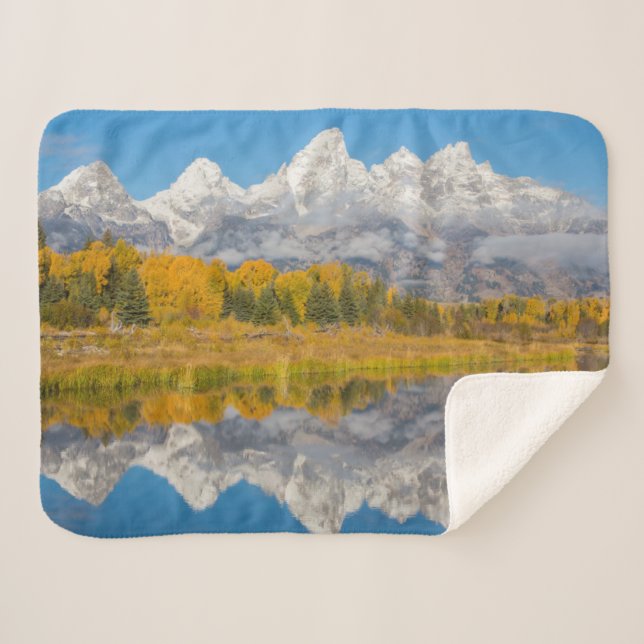Grand Teton Mountains Wyoming Sherpadecke (Vorderseite (Horizontal))