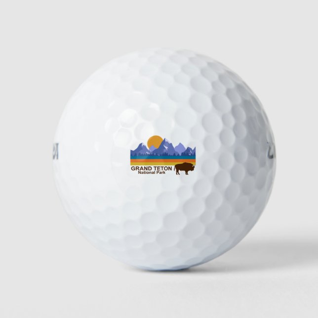 GRAND TETON NATIONAL PARK GOLFBALL (Vorderseite)