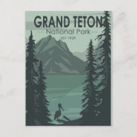 Grand Teton National Park Kranich Vintage