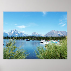 Grand Teton National Park Landschaftsfotografie Poster