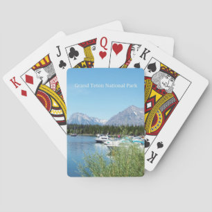 Grand Teton National Park Landschaftsfotografie. Spielkarten
