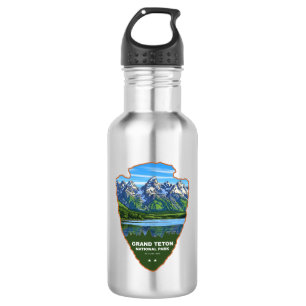 Grand Teton National Park Wyoming Arrowhead Edelstahlflasche