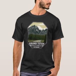 Grand Teton National Park Wyoming Straße Vintage  T-Shirt