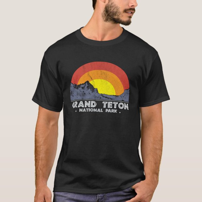 Grand Teton National Park Wyoming T-Shirt (Vorderseite)