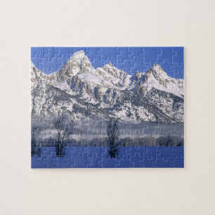 GRAND TETON NATIONAL PARK, WYOMING. USA. Nebel Puzzle