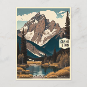 Grand Teton National Postkarte