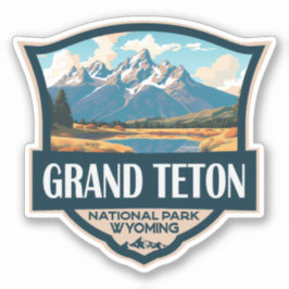 Grand Teton Nationalpark Aufkleber