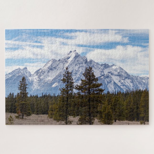 Grand Teton Nationalpark Berge Puzzle (Horizontal)