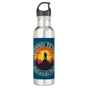 Grand Teton Nationalpark Bigfoot Edelstahlflasche