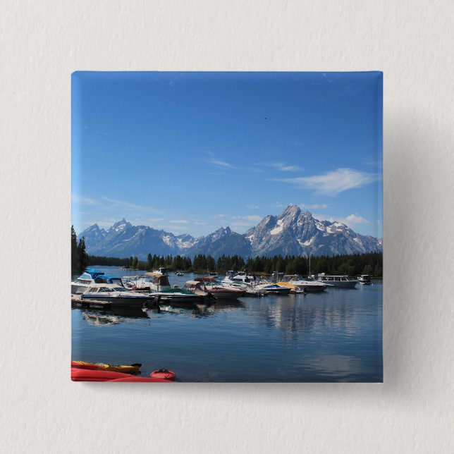 Grand Teton Nationalpark Button (Vorderseite)