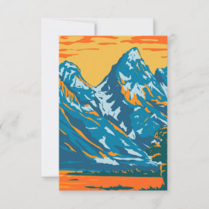 Grand Teton Nationalpark Dankeskarte