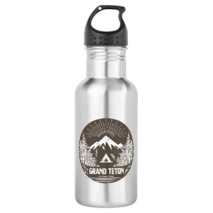 Grand Teton Nationalpark Edelstahlflasche