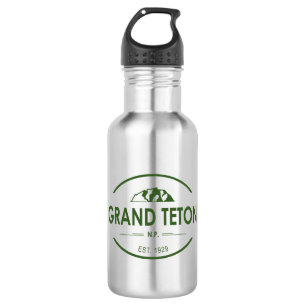 Grand Teton Nationalpark Edelstahlflasche