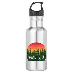 Grand Teton Nationalpark Edelstahlflasche