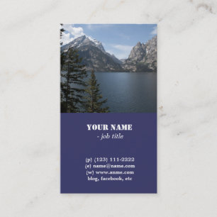 Grand Teton Nationalpark Fotografie Visitenkarte