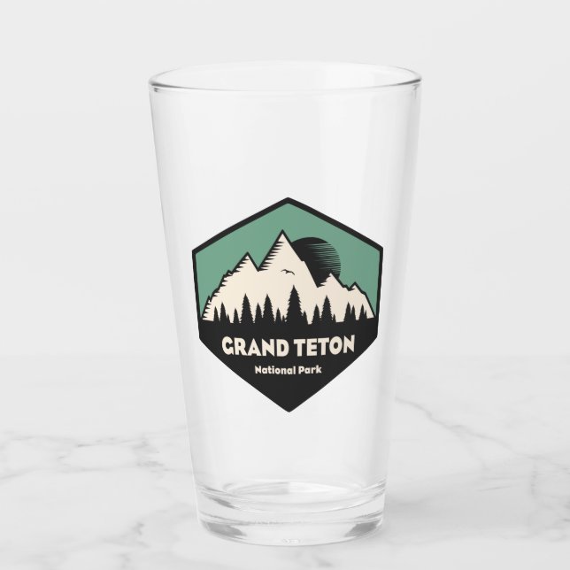 Grand Teton Nationalpark Glas (Vorderseite)