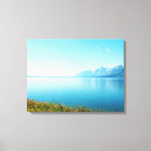Grand-Teton-Nationalpark. Großartige Landschaft Leinwanddruck