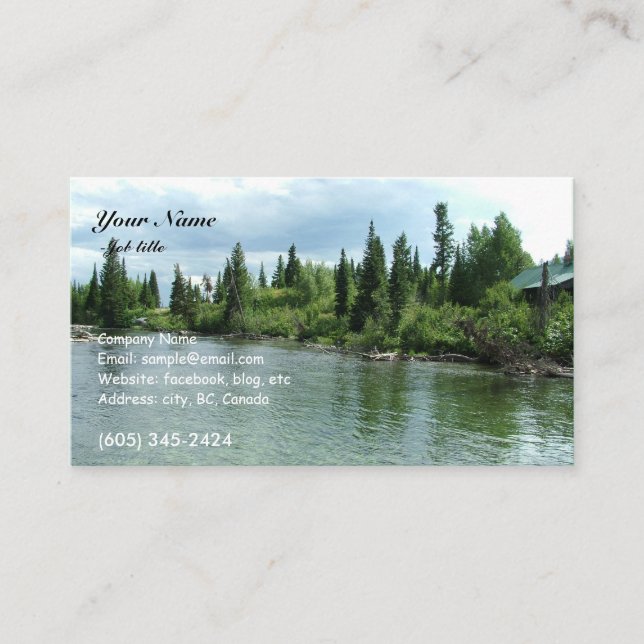 Grand Teton Nationalpark im Sommer Visitenkarte (Vorderseite)