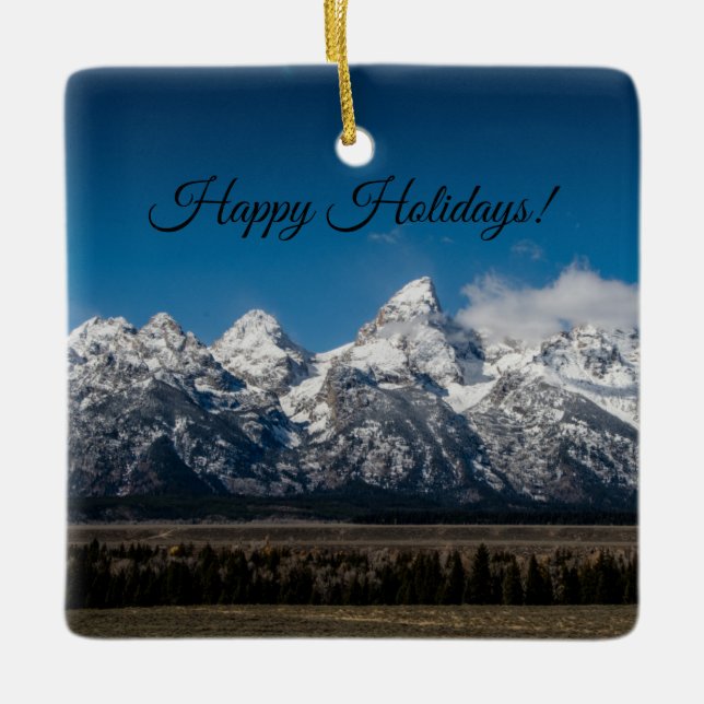 Grand Teton Nationalpark Keramikornament (Vorderseite)