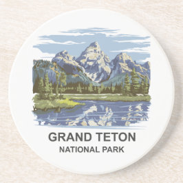 Grand Teton Nationalpark Landschaft Getränkeuntersetzer