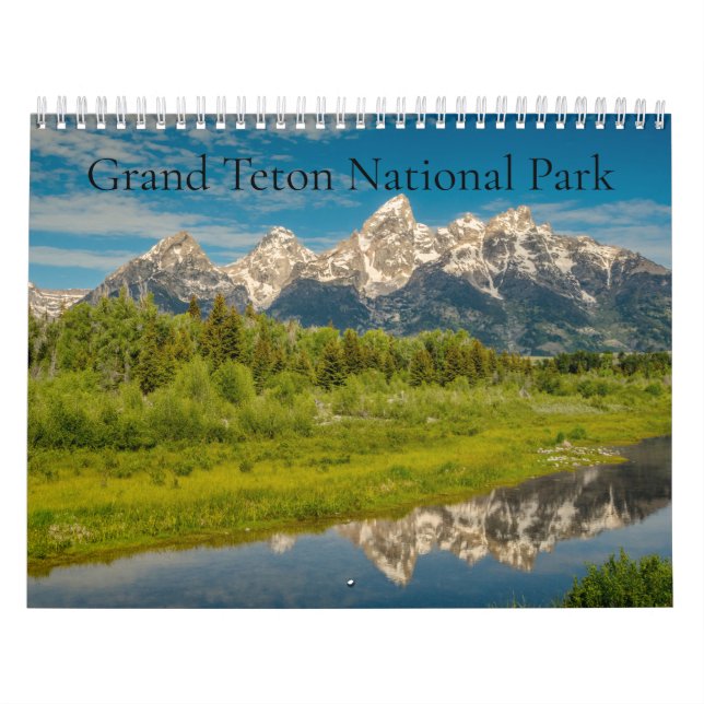 Grand Teton Nationalpark Landschaft Kalender (Titelbild)