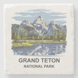 Grand Teton Nationalpark Landschaft Steinuntersetzer