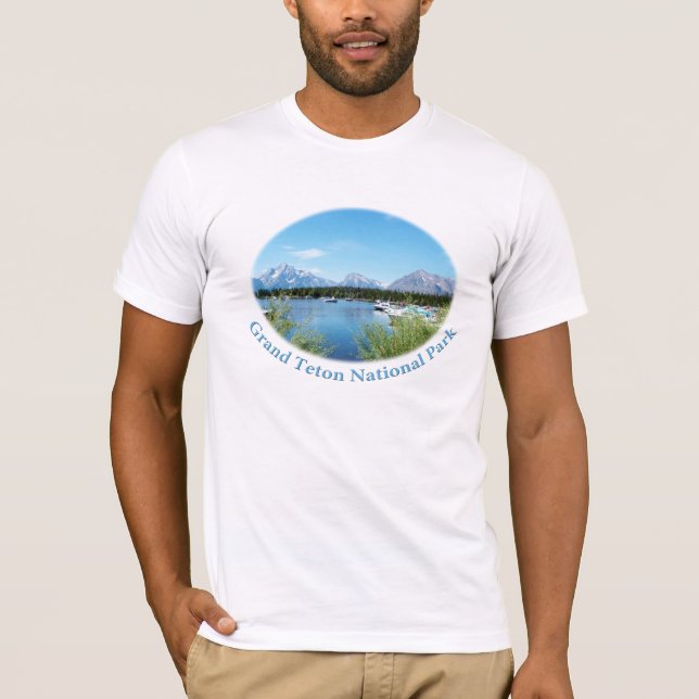 Grand Teton Nationalpark. Landschaftsbild T-Shirt (Vorderseite)
