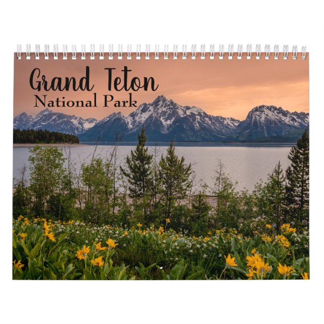 Grand Teton Nationalpark Landschaftsfotografie Kalender (Titelbild)