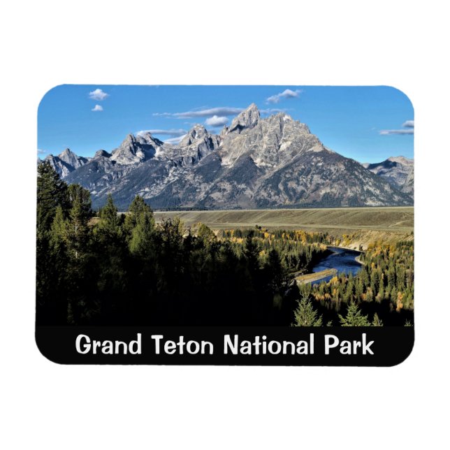 Grand Teton Nationalpark Magnet (Horizontal)