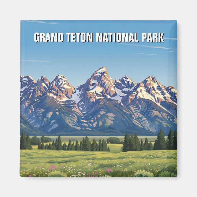 Grand Teton Nationalpark Magnet (Vorne)